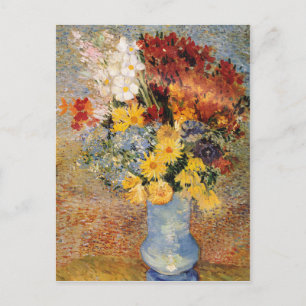 Cartão Postal Vincent van Gogh Vase Daisies Anemones