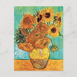 Cartão Postal Vincent Van Gogh - Vaso Com Doze Girassóis