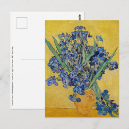 Cartão Postal Vincent van Gogh - Vaso com Íris