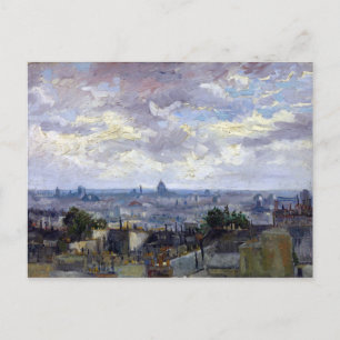 Cartão Postal Vincent van Gogh View de Paris