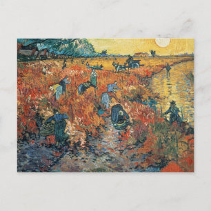 Cartão Postal Vincent van Gogh Vinhas Vermelhas em Arles, 1888