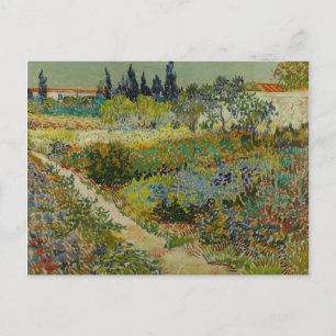 Cartão Postal Vincent Van Gogh Vintage Garden em Arles