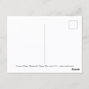 Cartão Postal Vincenzo Catena, Retrato de um Jovem