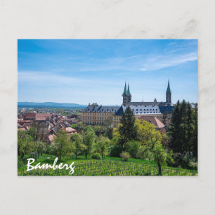 Cartão Postal Vineyard e antiga cidade histórica de Bamberg, Ale