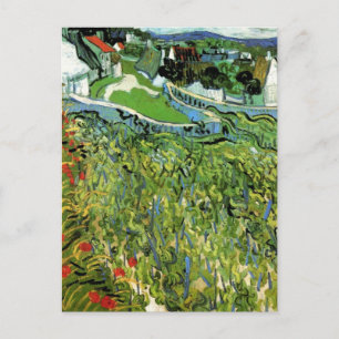 Cartão Postal Vinhas com Vista de Auvers por Vincent van Gogh