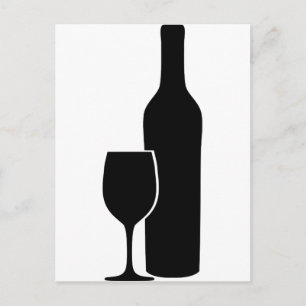 Cartão Postal Vinho - ícone da vinha