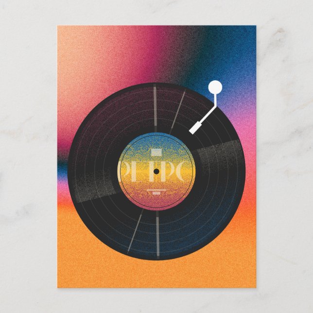 Cartão Postal Vinil colorido retrorreflector (Frente)