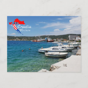 Cartão Postal VinišTechnologe, Croácia Dalmácia Mar Adriátic