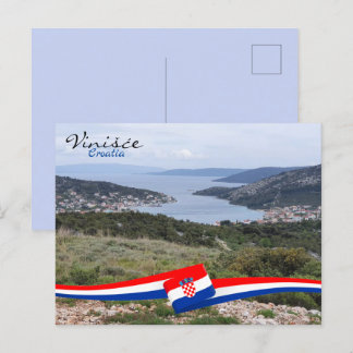 Cartão Postal VinišTechnologe, Croácia | Dalmácia | Mar Adriátic