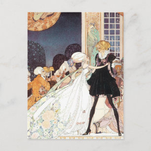 Cartão Postal Vintage 12 princesas dançantes de Kay Nielsen