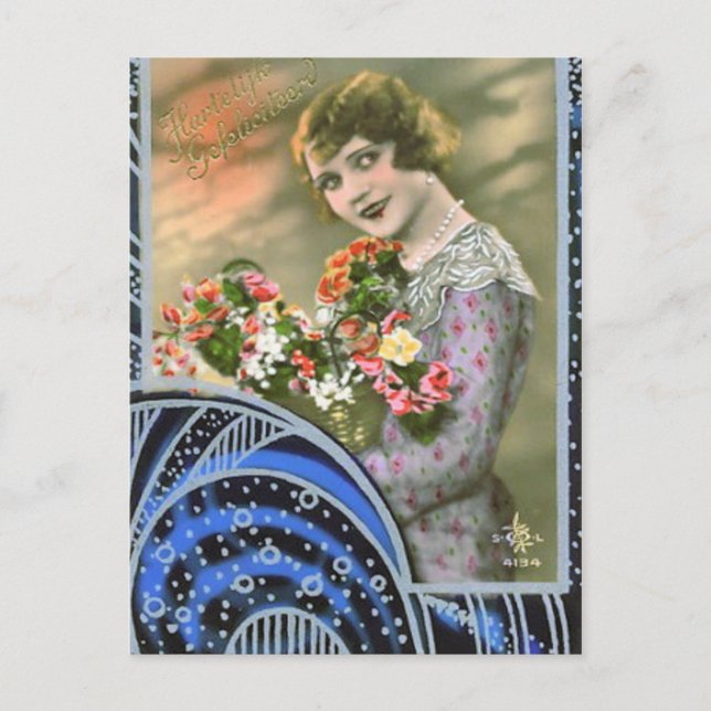 Cartão Postal Vintage 13 (Frente)