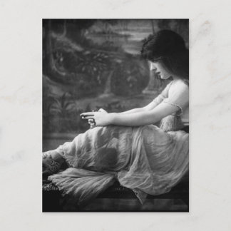 Cartão Postal Vintage 1913 Evelyn Nesbit