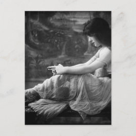 Cartão Postal Vintage 1913 Evelyn Nesbit