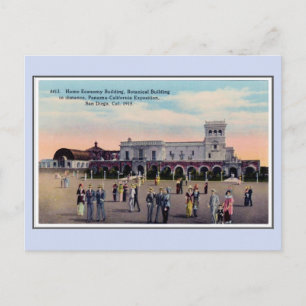 Cartão Postal Vintage 1915 Panamá California Expo San Diego 13