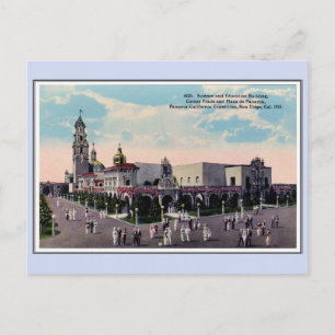 Cartão Postal Vintage 1915 Panamá California Expo San Diego 20