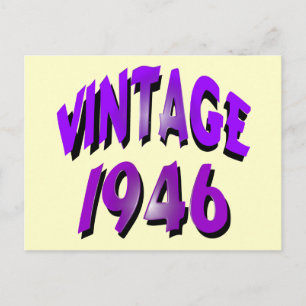 Cartão Postal Vintage 1946