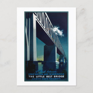 Cartão Postal Vintage 1951 Aage Rasmussen State Railways