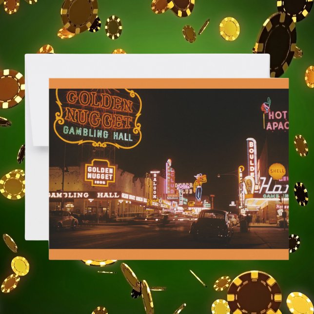 Cartão Postal Vintage 1952 Ouro Nugget Las Vegas (Criador carregado)