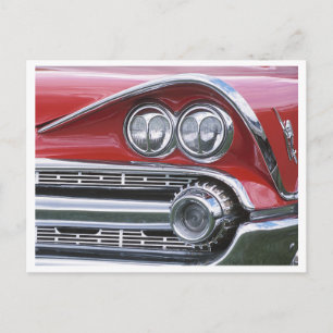 Cartão Postal Vintage 1959 - Fotografia Clássica Da Grelha Do Ca