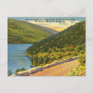 Cartão Postal Vintage, Acadia National Park, Ilha do Deserto, Ma