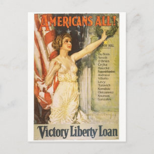 Cartão postal Vintage Ad Poster