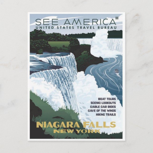 Cartão postal Vintage Ad Poster (Frente)