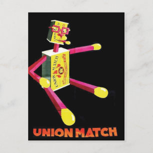 Cartão postal Vintage Ad Poster