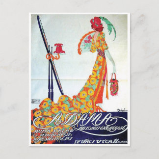 Cartão postal Vintage Ad Poster