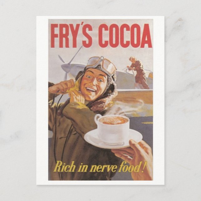 Cartão postal Vintage Ad Poster (Frente)