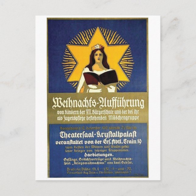 Cartão postal Vintage Ad Poster (Frente)