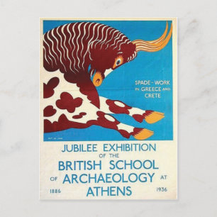 Cartão postal Vintage Ad Poster