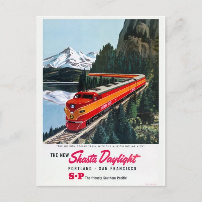 Cartão postal Vintage Ad Poster (Frente)