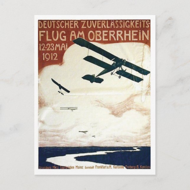 Cartão postal Vintage Ad Poster (Frente)