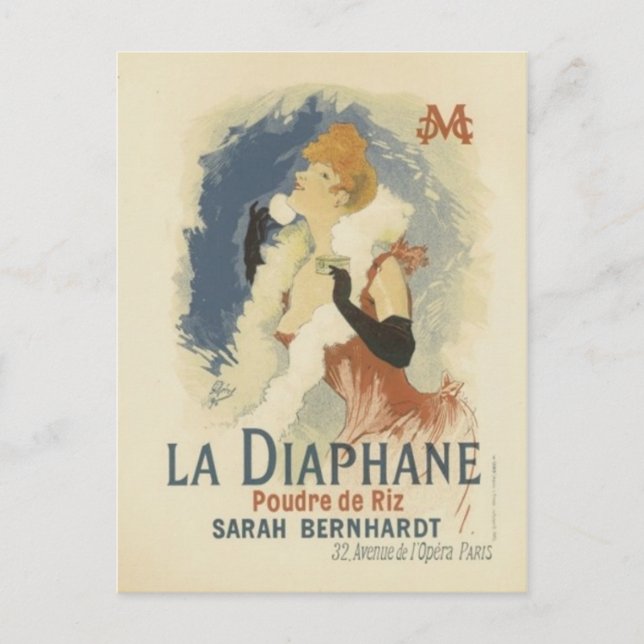 Cartão postal Vintage Ad Poster (Frente)