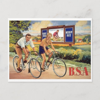 Cartão postal Vintage Ad Poster