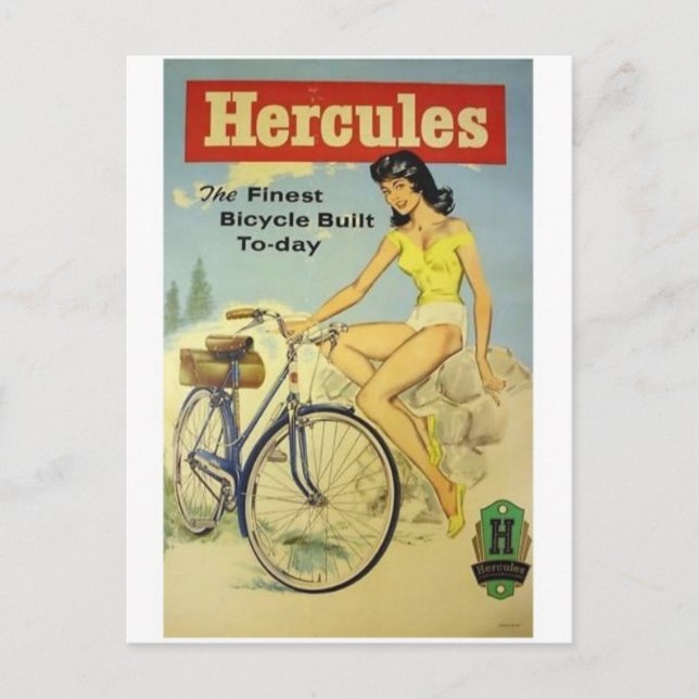 Cartão postal Vintage Ad Poster (Frente)