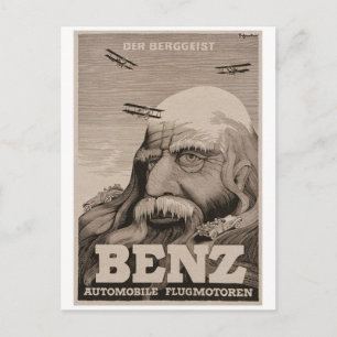 Cartão postal Vintage Ad Poster