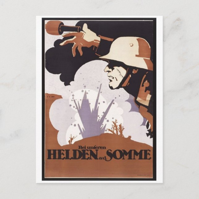 Cartão postal Vintage Ad Poster (Frente)