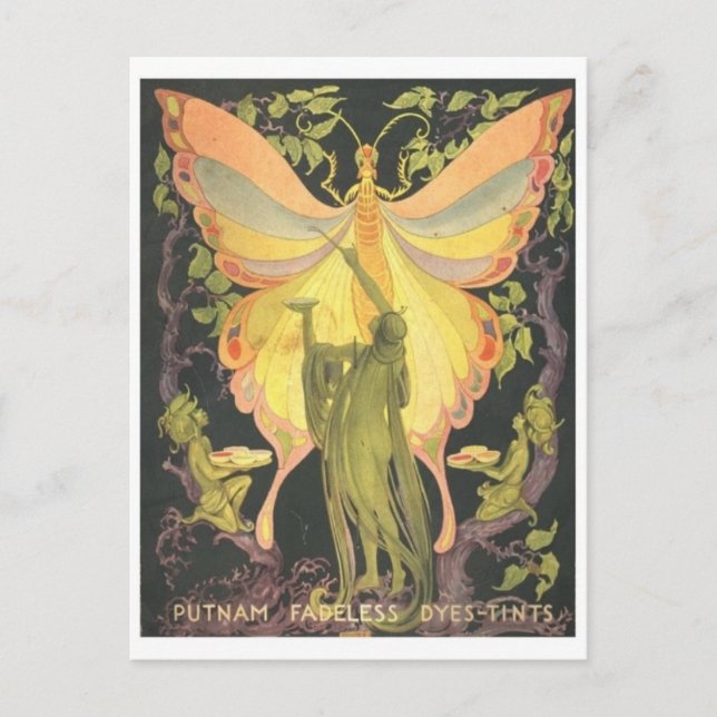 Cartão postal Vintage Ad Poster (Frente)