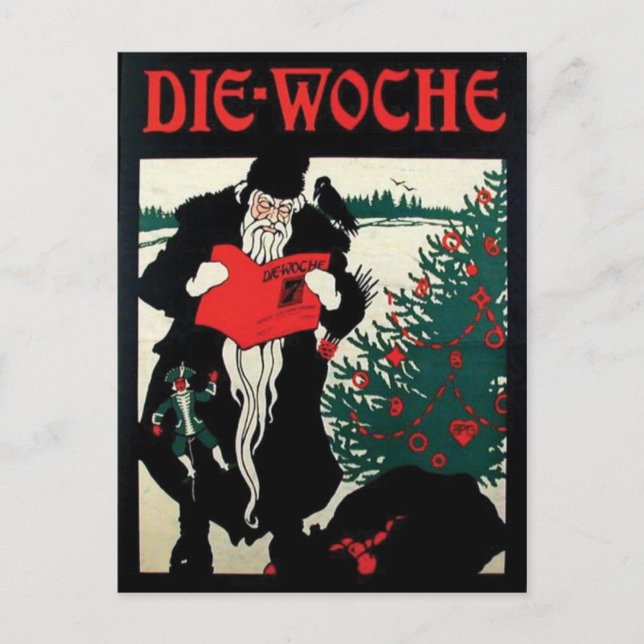 Cartão postal Vintage Ad Poster (Frente)