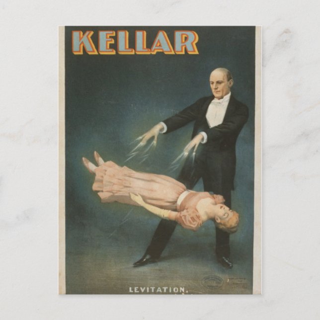 Cartão postal Vintage Ad Poster (Frente)