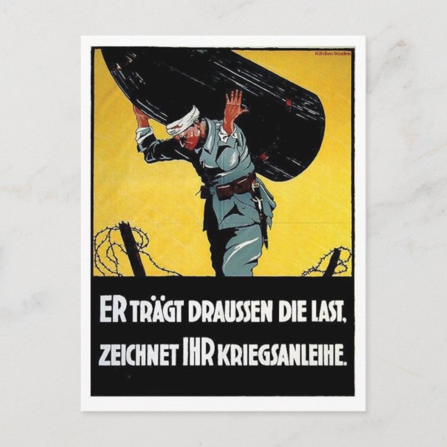 Cartão postal Vintage Ad Poster (Frente)