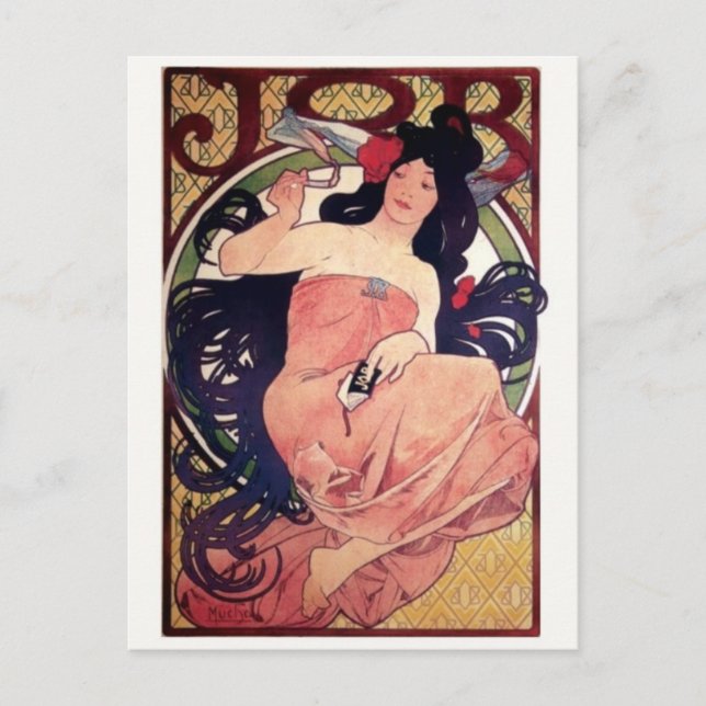 Cartão postal Vintage Ad Poster (Frente)