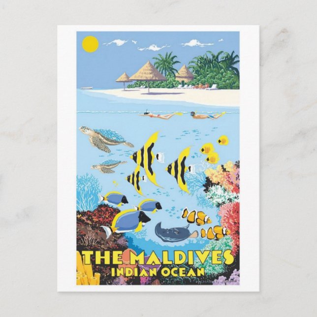 Cartão postal Vintage Ad Poster (Frente)