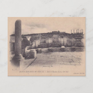 Cartão Postal Vintage Africa Roman Remains, Timgad