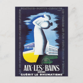 Cartão Postal Vintage Aix-Les-Bains