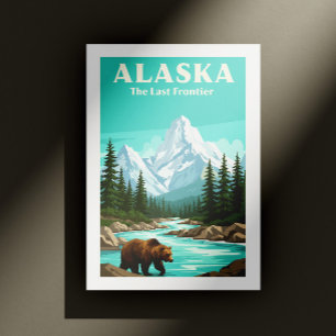 Cartão Postal Vintage Alaska