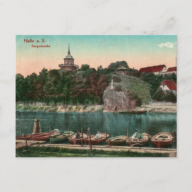 Cartão postal Vintage Alemanha (Frente)