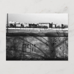 Cartão Postal Vintage Alemanha Muro de Berlim