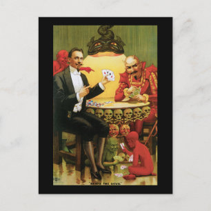 Cartão Postal Vintage Alexander Fredrik "Beats the Devil"